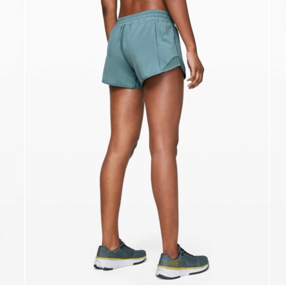 Lululemon Hotty Hot Short 4” Aquatic Green 12